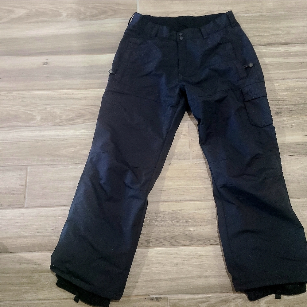 RAWIK OUTDOOR WEAR MEN'S CARGO SKI / SNOWBOARDING PANTS SIZE XL BLACK